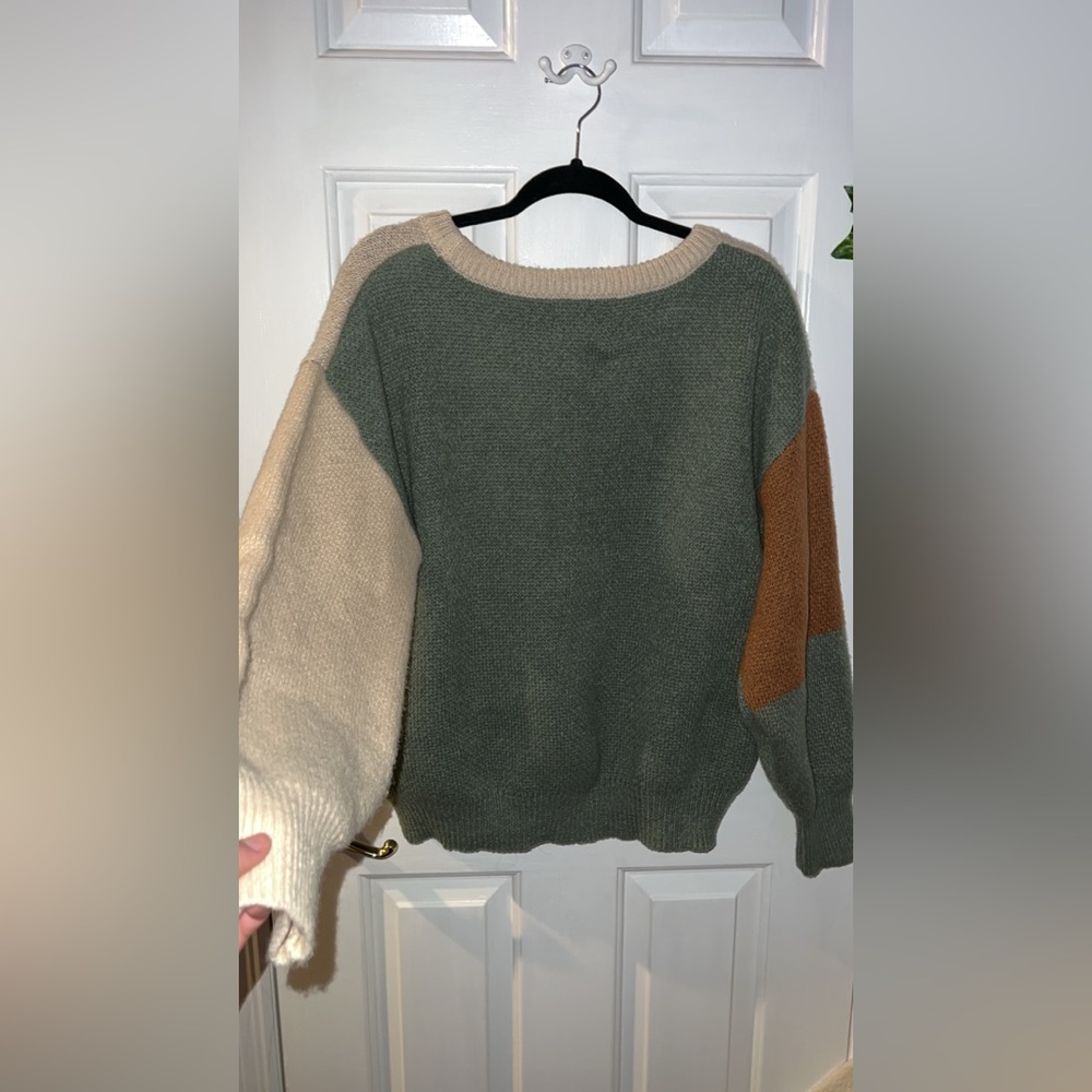 Universal Thread Cream Knit Pullover - image 3